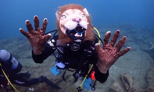 ハロウィンDiv 水中仮装